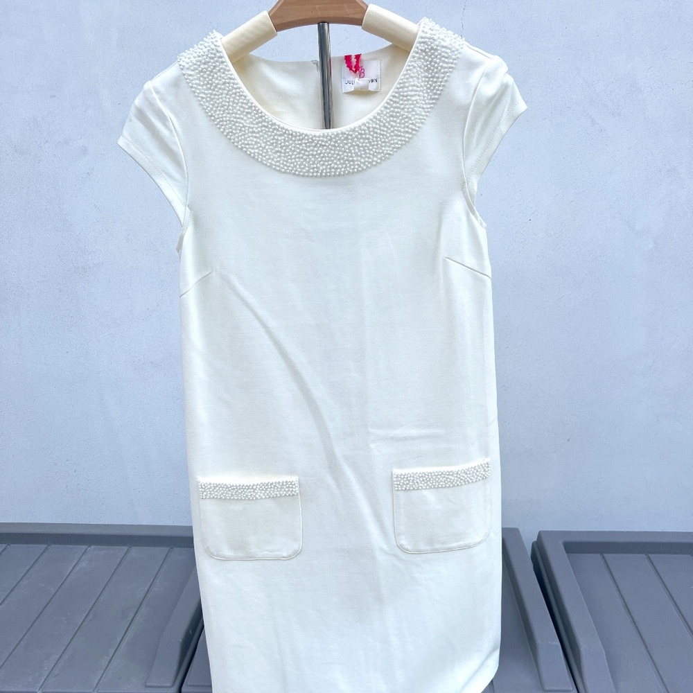 JB by Julie Brown Ivory Beaded Dress NWT Size Petite